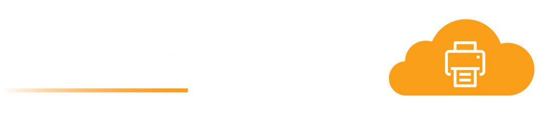 logo web print cloud blanc